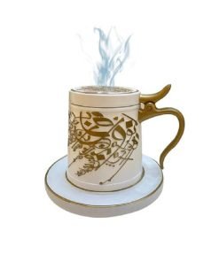 مبخرة فنجان شاي بخور – أبيض|