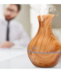 USB الكهربائية الخشب الحبوب بالموجات فوق الصوتية مرطب ضباب بارد|