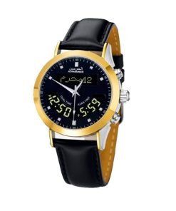 Al Harameen Azan Watch HA-6102BK