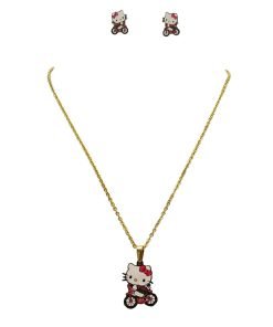 شخصية كرتونية على سلسلة دورة وخواتم الأذن|شخصية كرتونية على سلسلة دورة وخواتم الأذن|