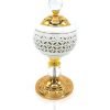 Ceramic Bakhoor Burner With Crystal Lid