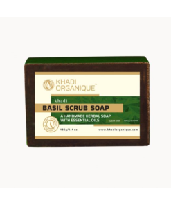 Khadi Organique Basil Handmade Scrub Soap|Khadi Organique Basil Handmade Scrub Soap|Khadi Organique Basil Handmade Scrub Soap|