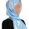 Organza Sea Blue Headscarf/Sheila