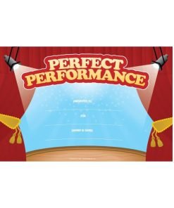 شهادة الأداء المثالي (25 حزمة - A4)