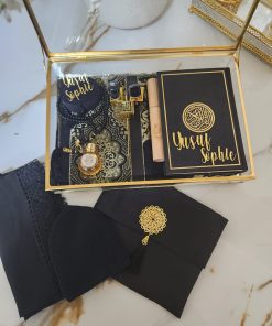 Personalized Islamic Wedding Gift Set-Black