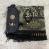 Prayer Rug With Pouch And Matching Tasbeeh in Green