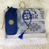 Prayer Rug With Pouch And Matching Tasbeeh in Blue