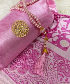 Prayer Rug With Pouch And Matching Tasbeeh – Pink