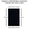 Sundus Comfortable Khushoo Prayer Mat – Grey