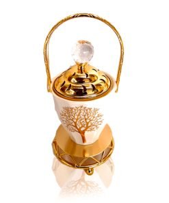 مبخرة بخور بتصميم شجرة باللون الأبيض|مبخرة بخور بتصميم شجرة باللون الأبيض|