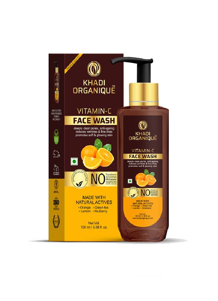 Khadi Organique غسول الوجه بفيتامين سي|غسول الوجه Khadi Organique بفيتامين سي