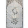 Sundus Islamic Gift Set - Prayer Rug + Prayer Dress + Quran Cover - Beige