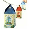 Set Of 10 Mini Happy Home Paper Lamps|