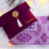 Magenta Prayer Rug With Pouch