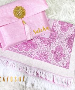 Prayer Rug With Pouch - Dark Pink