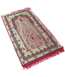 Sundus Comfortable Prayer Mat-Red
