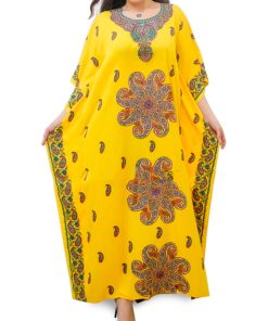 Yellow Butterfly Kaftan