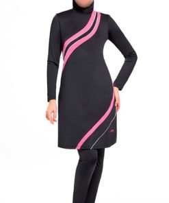 مخطط تصميم بوركيني - أسود