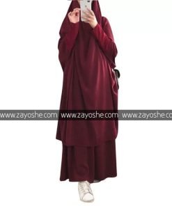 2 Piece Jilbab - Khimar With Skirt