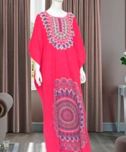 قفطان عرقي وردي