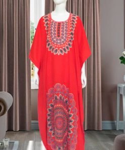 قفطان عرقي أحمر