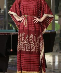 جلابية قفطان عربي - كستنائي