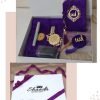 Islamic Gift Box With Velvet Quran - Purple